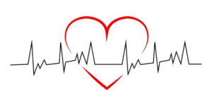 Herz-Symbol mit EKG-Linie · Hausarztpraxis Hildesheim